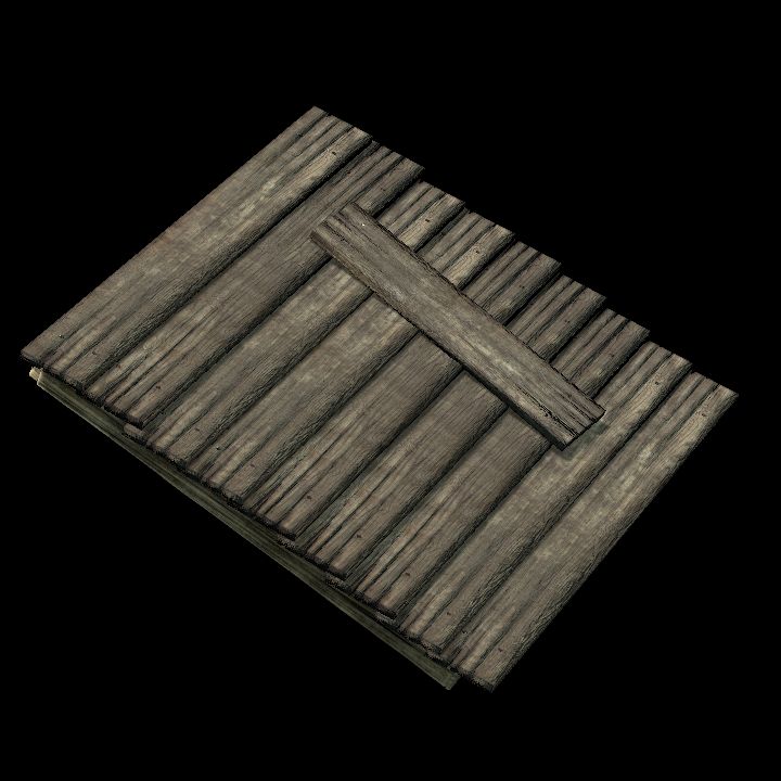 wooden roof #3 B