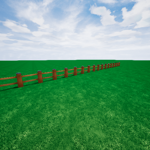 FENCE LOW PROFILE WOODEN GROUP