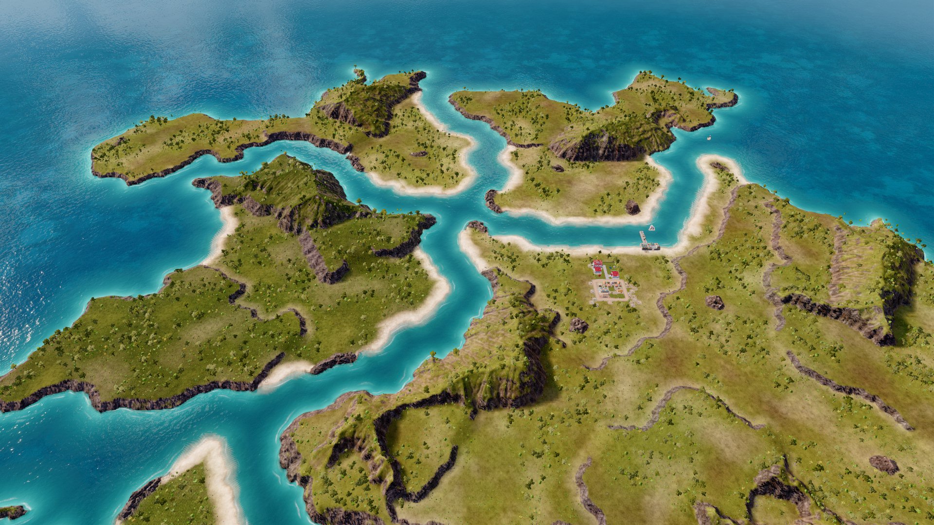 Plateau islands