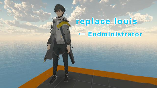 Arknights Endfield Endministrator（明日方舟终末地 男管理员）replace louis