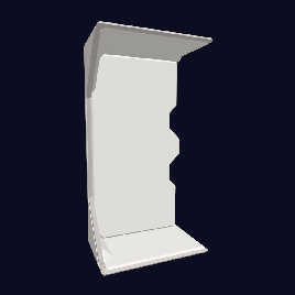 Scifi Door 01 Wide - Left