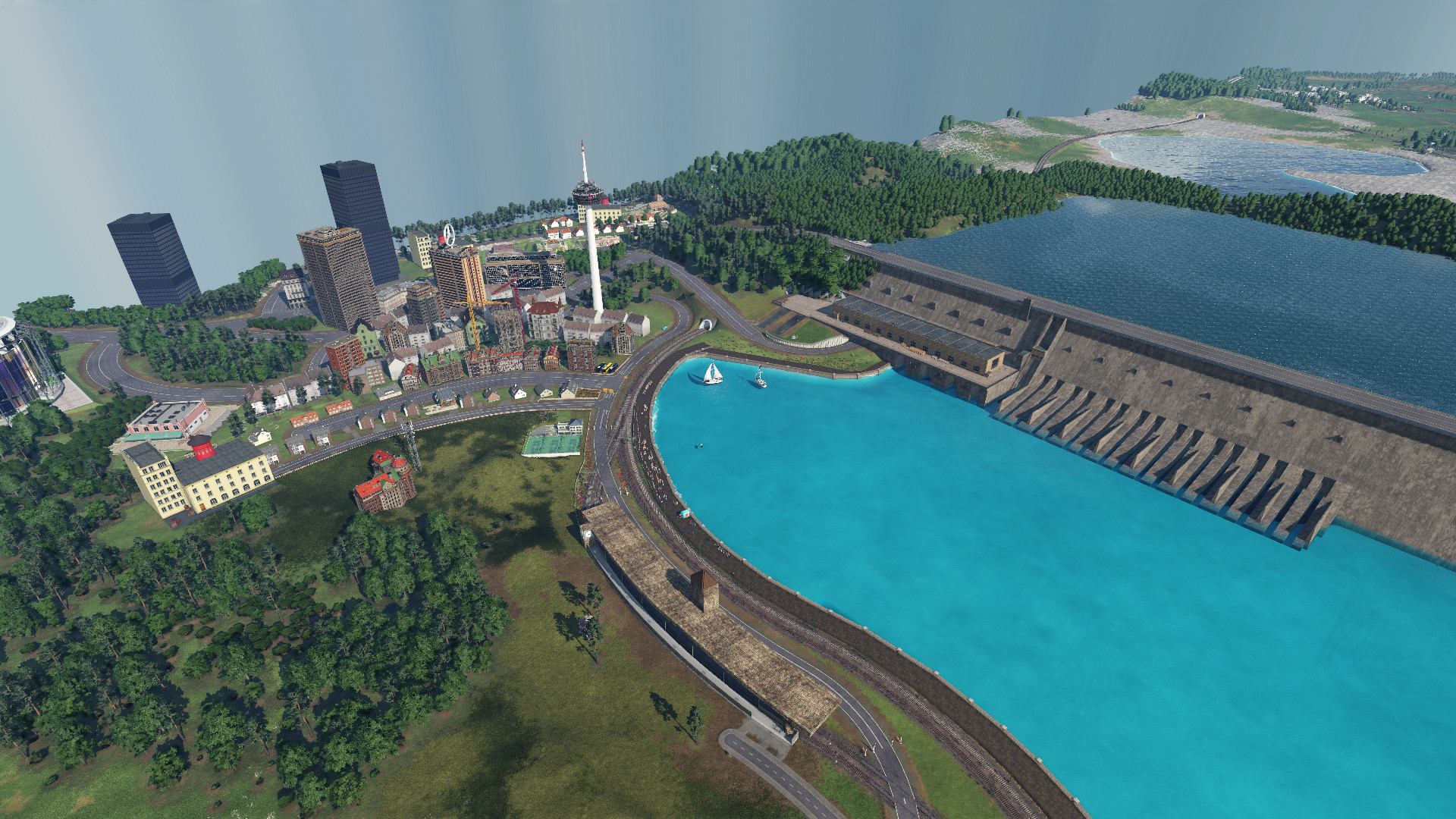 Stausee / Hover Map