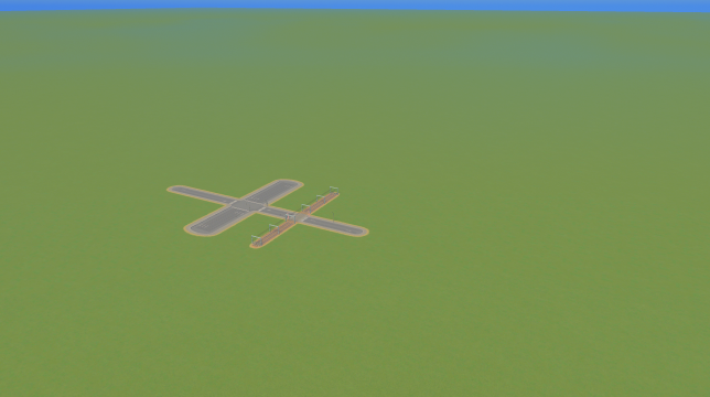 Road With Train Track