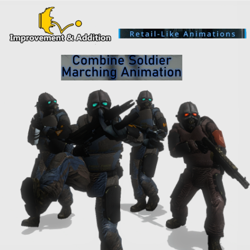 Necrotics Soldier Improvements + Retail-Like Combine Animations + Marching Animations preview