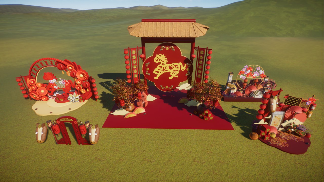 Chinese New Year decorative items.新年装饰 preview
