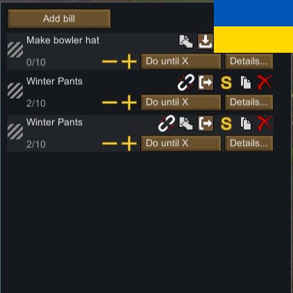 Better Workbench Management[1.6]ua mod preview for RimWorld