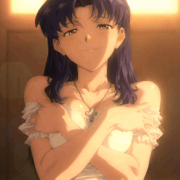 Misato was waiting for you (Evangelion)