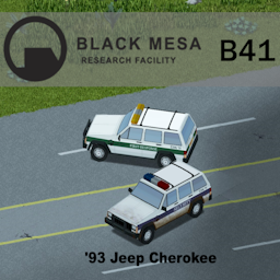Half-Life: '93 Jeep Cherokee Black Mesa Themed Vehicle Pack [B41 Legacy] preview