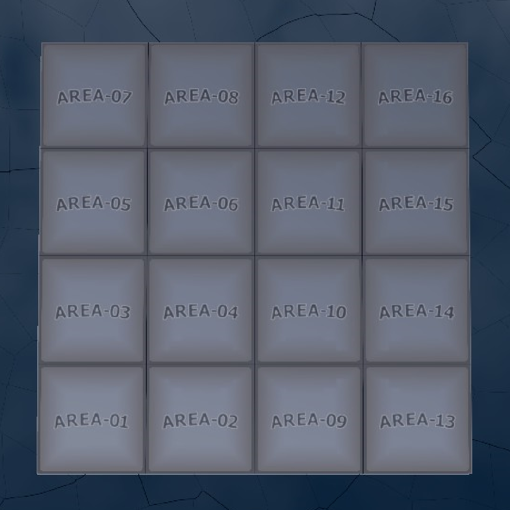 Grid map with 16 Countries preview