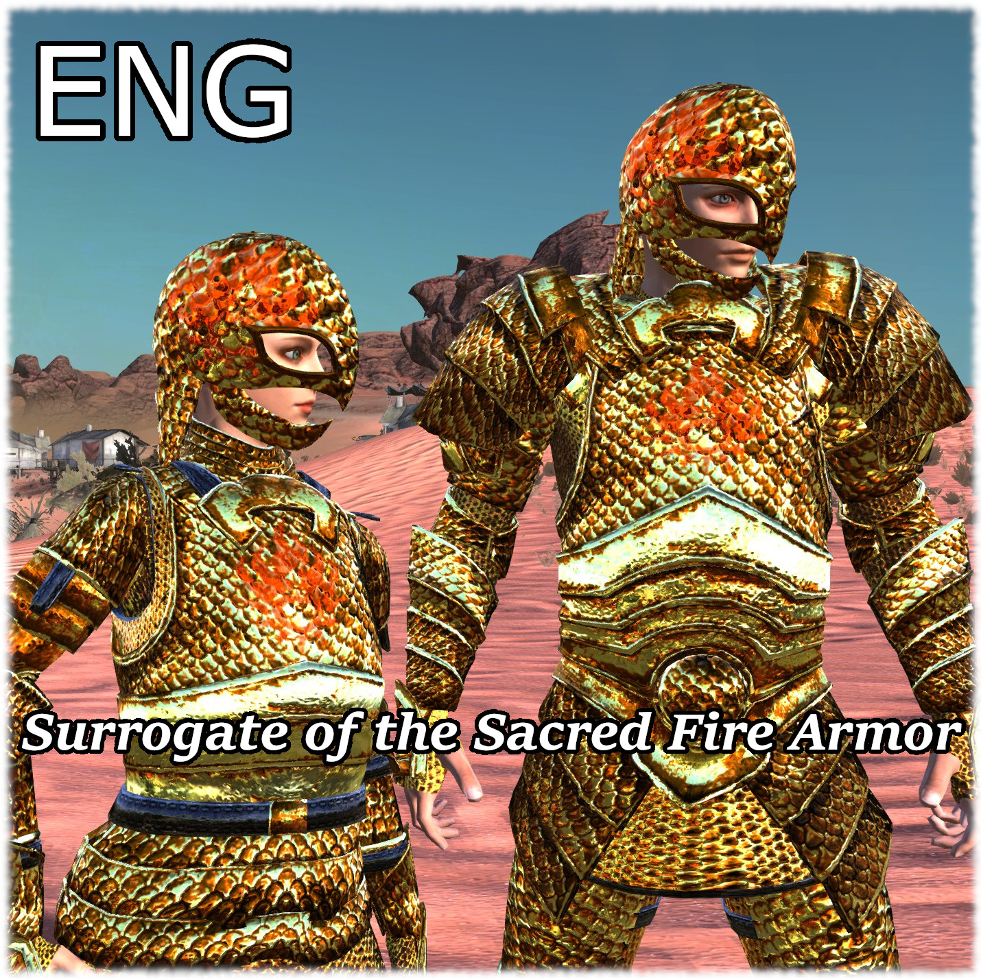 Surrogate of the Sacred Fire Armor ENG