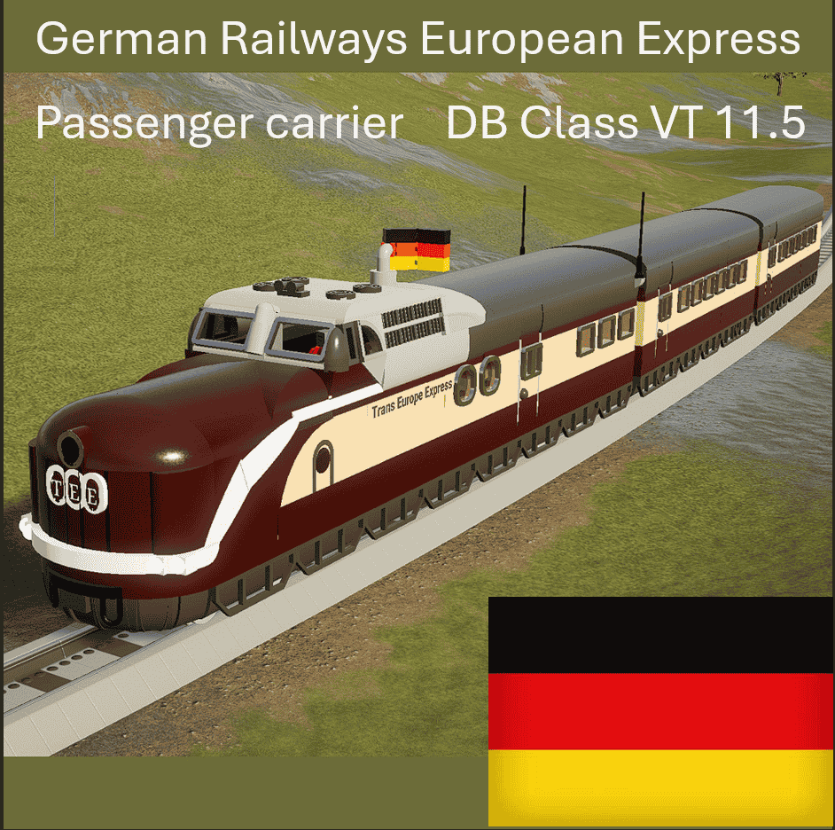 German railways european express DB Class VT 11.5