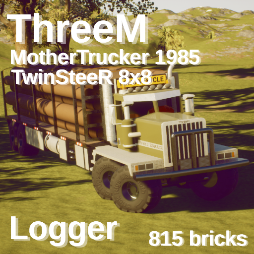 ThreeM MotherTrucker 1985 8x8 TwinSteeR logger