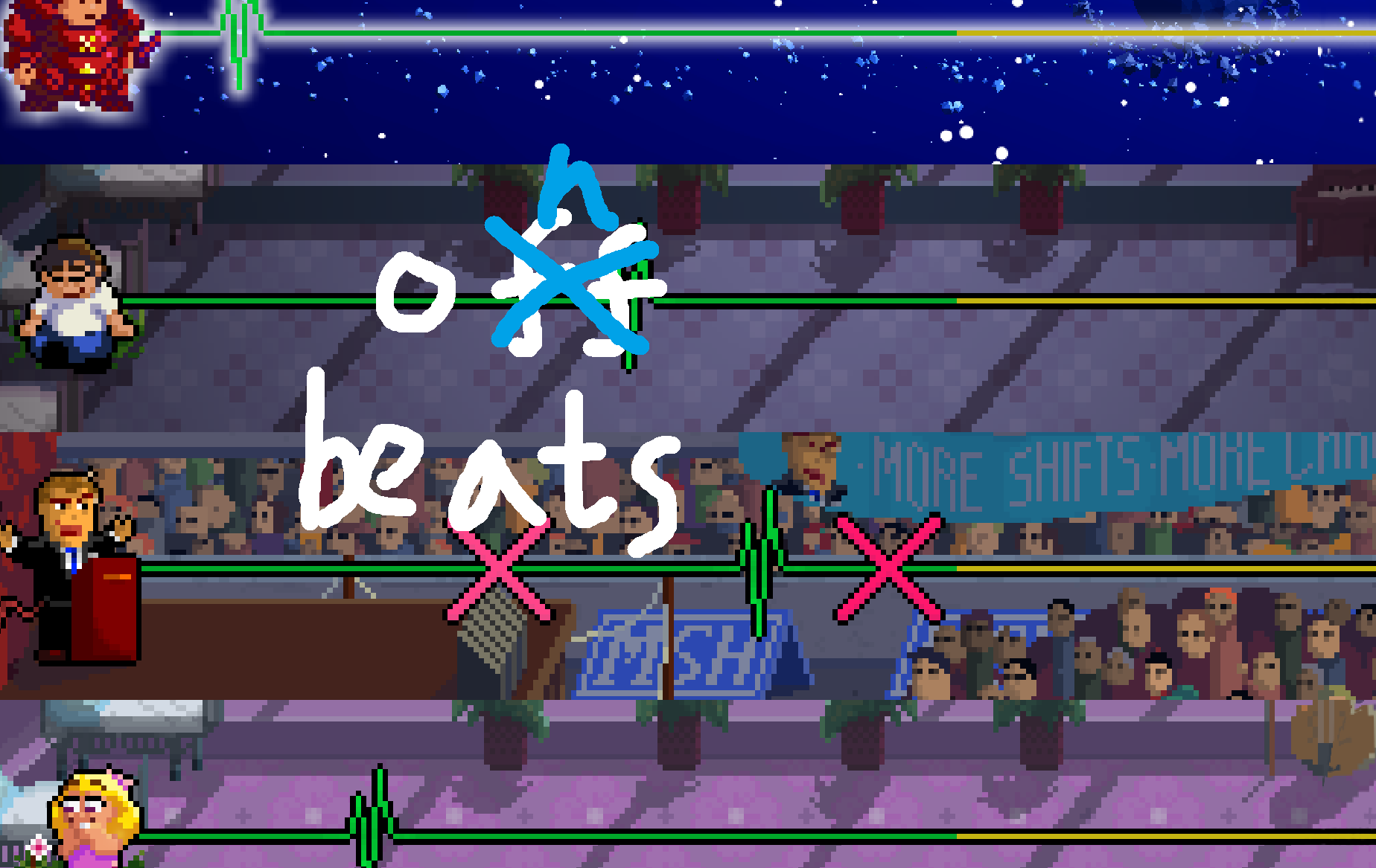 Rhythm Doctor OST - 3~2N Classy (Night) but I hate offbeat hits
