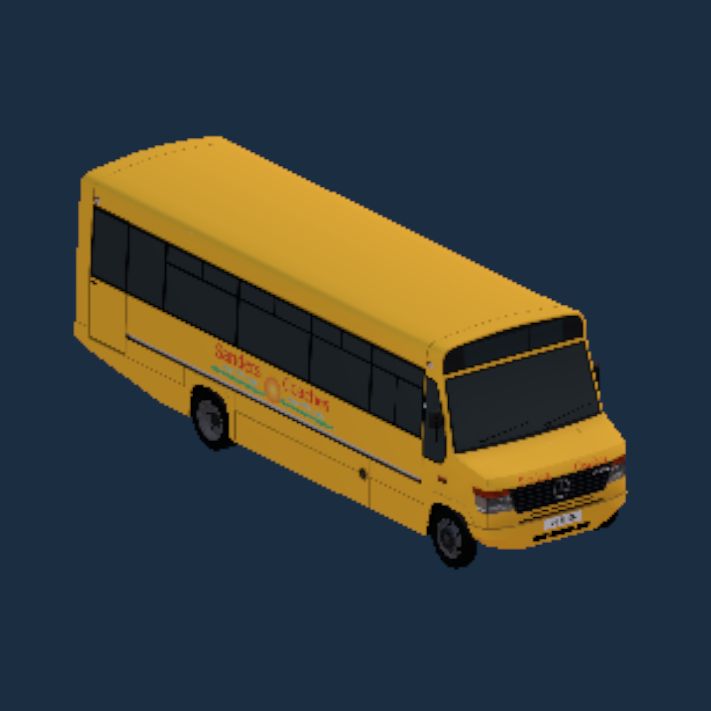 Mercedes-Benz O814D Plaxton Beaver Sanders Coaches Orange Branded