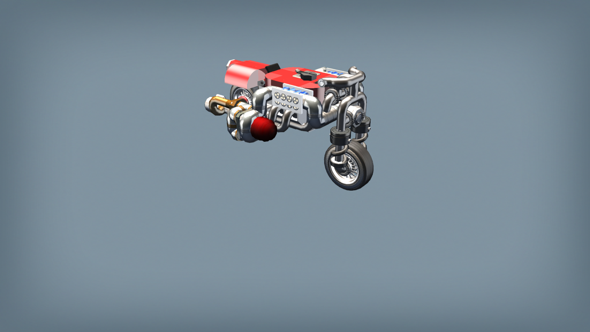 V4 TwinTurbo Motocycle