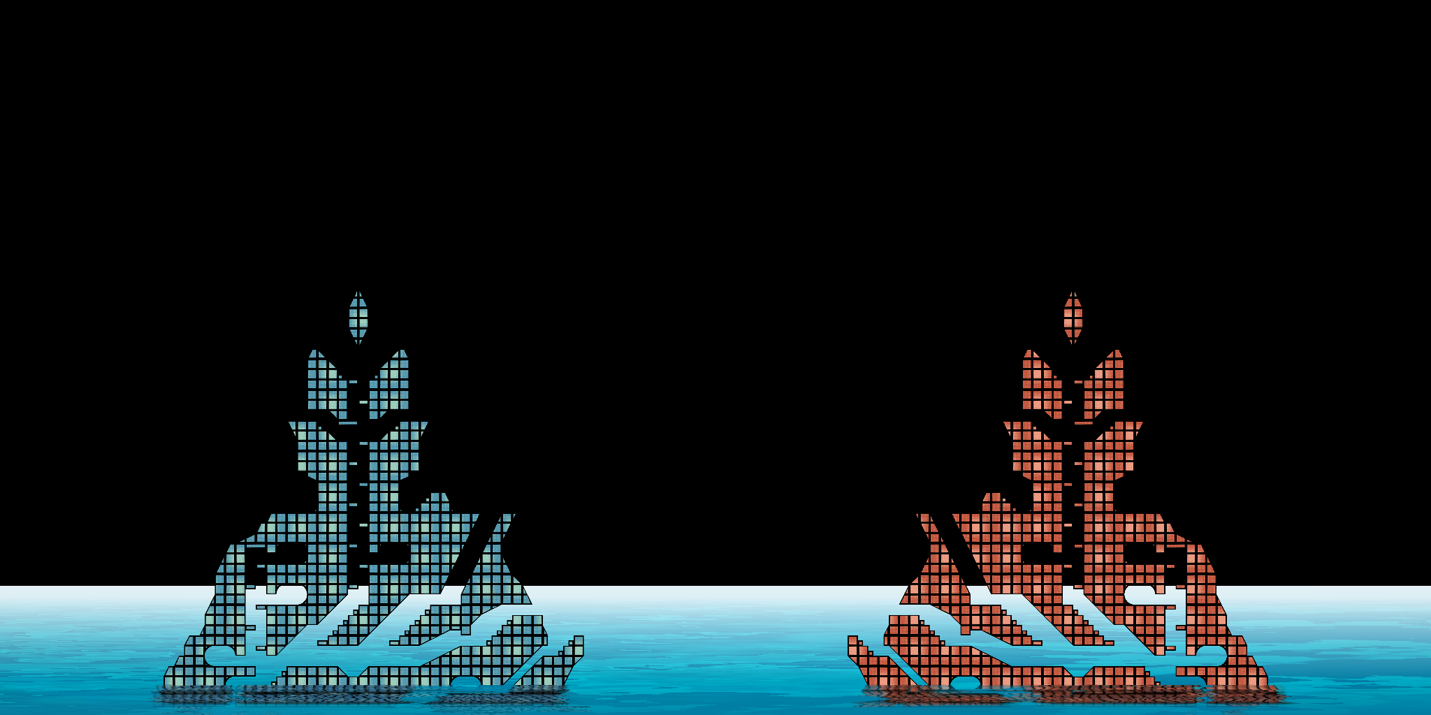 [Fort Scheme] Block Forts 13 Robin Egg & Peach