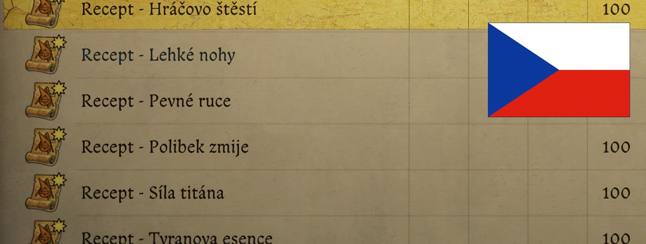 LD's New Potions CZ translation