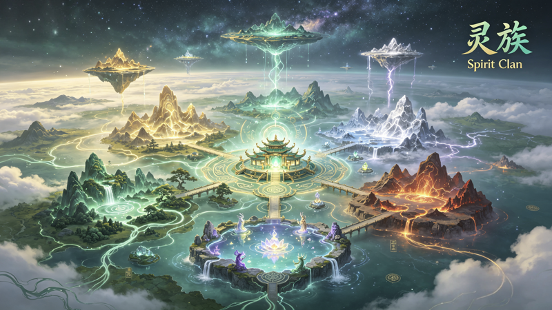 玄幻 · 灵族 (Xuanhuan · Spirit Clan)