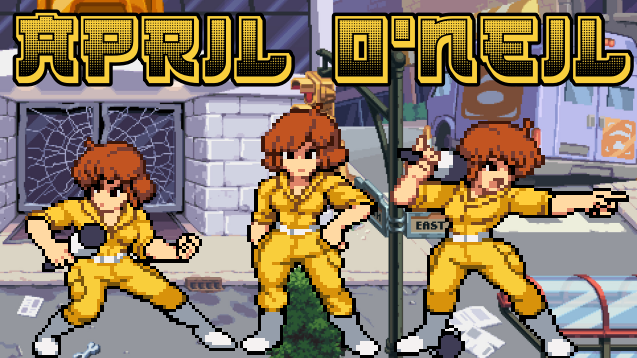 April O'Neil From TMNT Shredder's Revenge