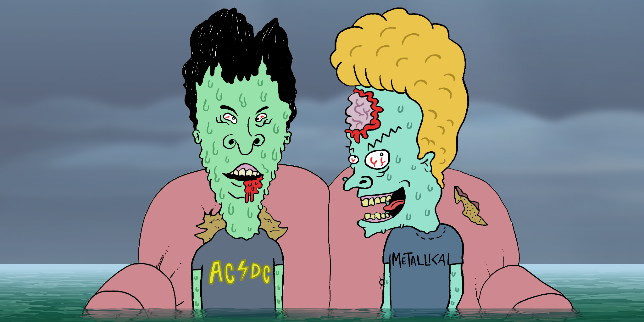 Beavis and Butt-Head zombies