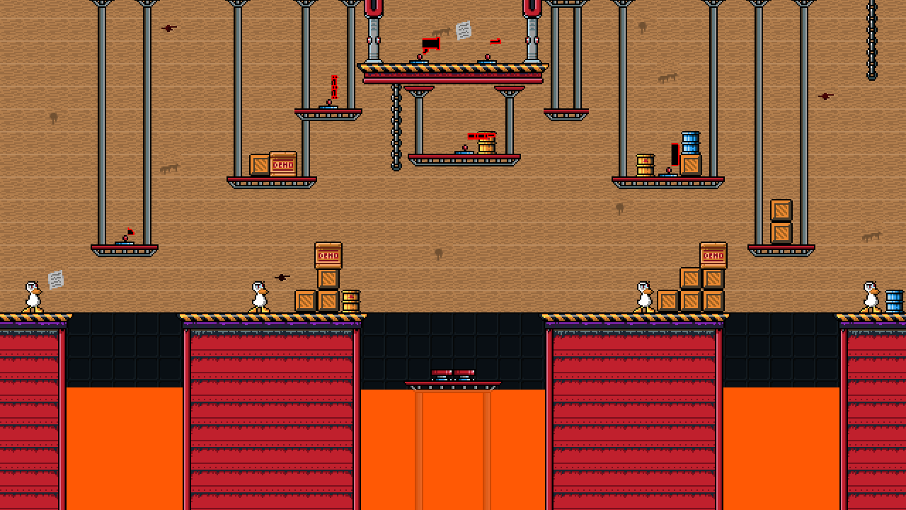 Blast pits