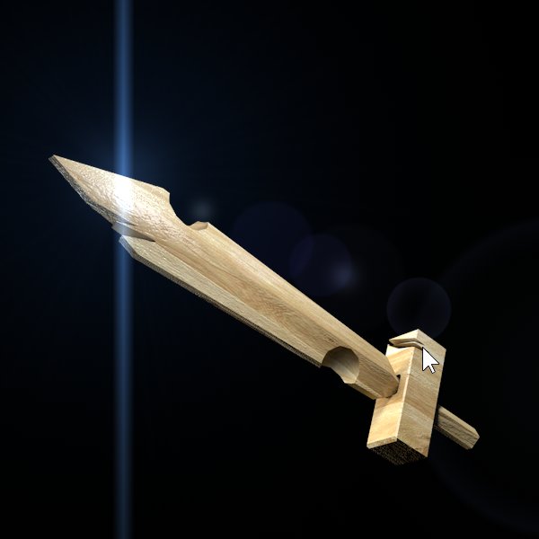 Espada de madera LEGENDARIA