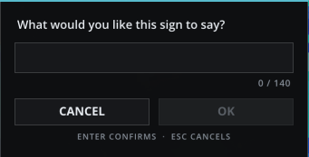 Zakros UI - Input Prompt preview