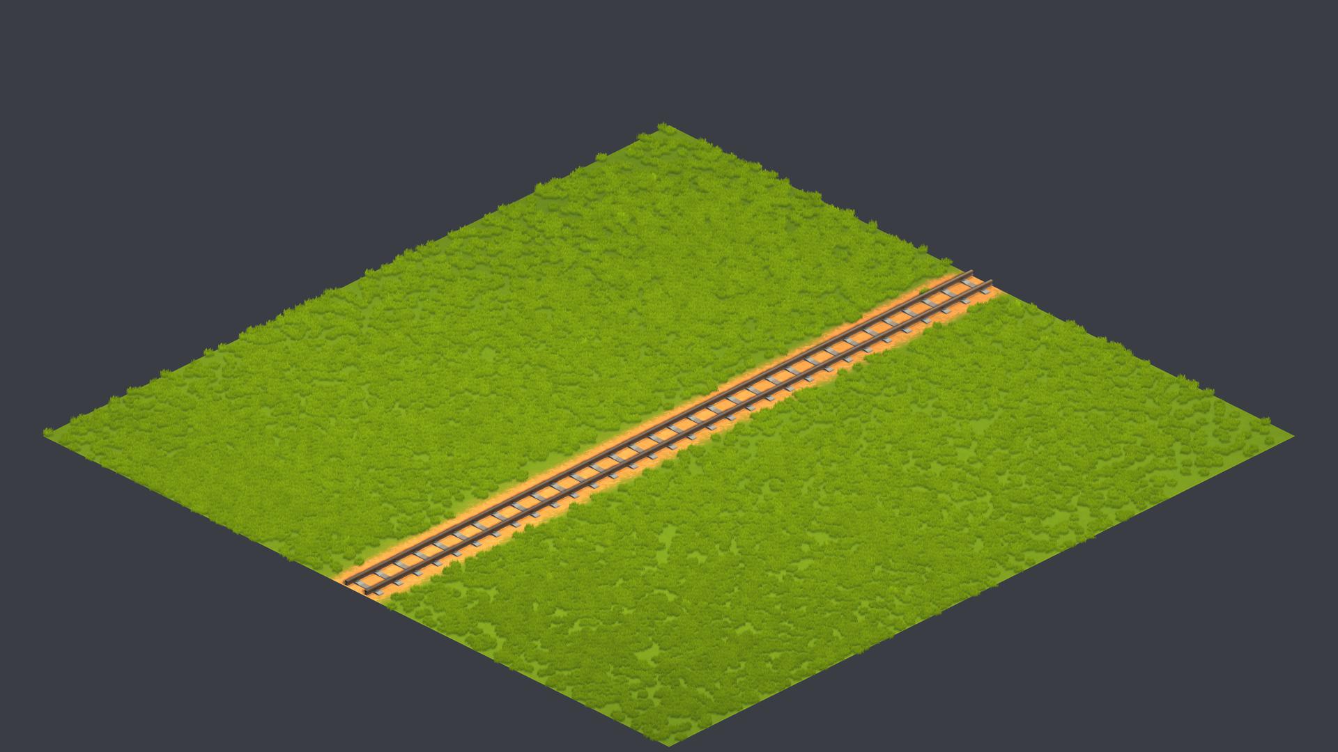 Straight Train Track 7u.tile