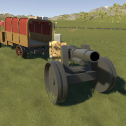 WWW 8in Towed Artillery Gun