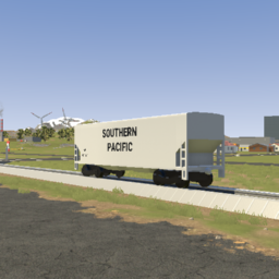 Southern Pacific 2 Bay Covered Hopper (Remaster)