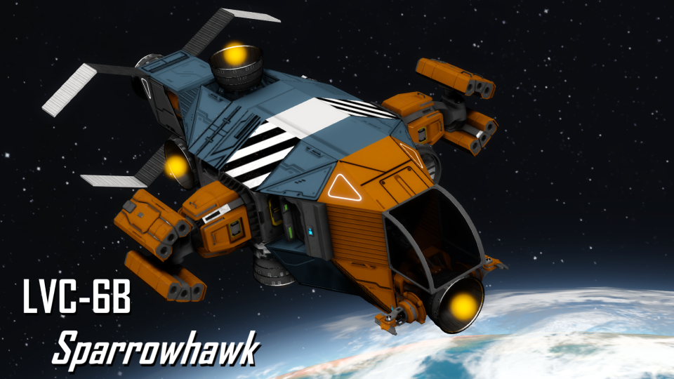 LVC-6B Sparrowhawk - Missile Gunship