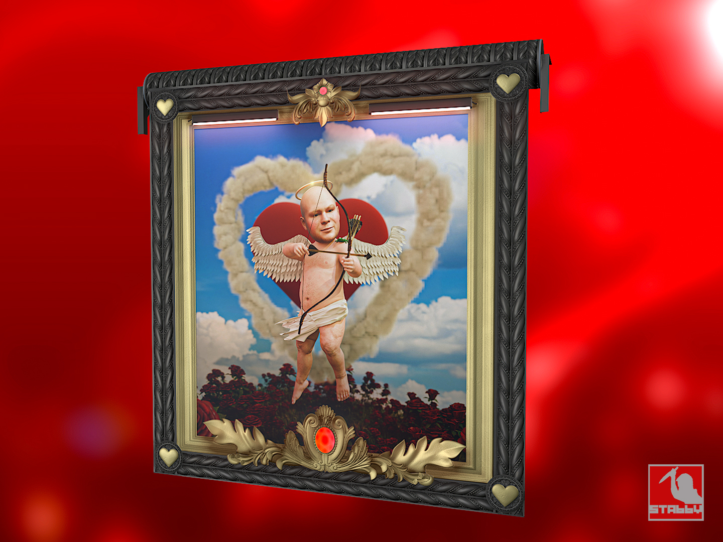 Cupid's Arrow Garage Door thumbnail 2