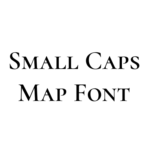 Small caps font