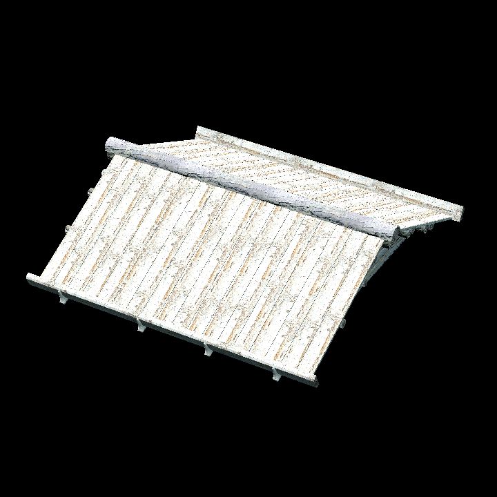 Wooden roof - birch (slavic)