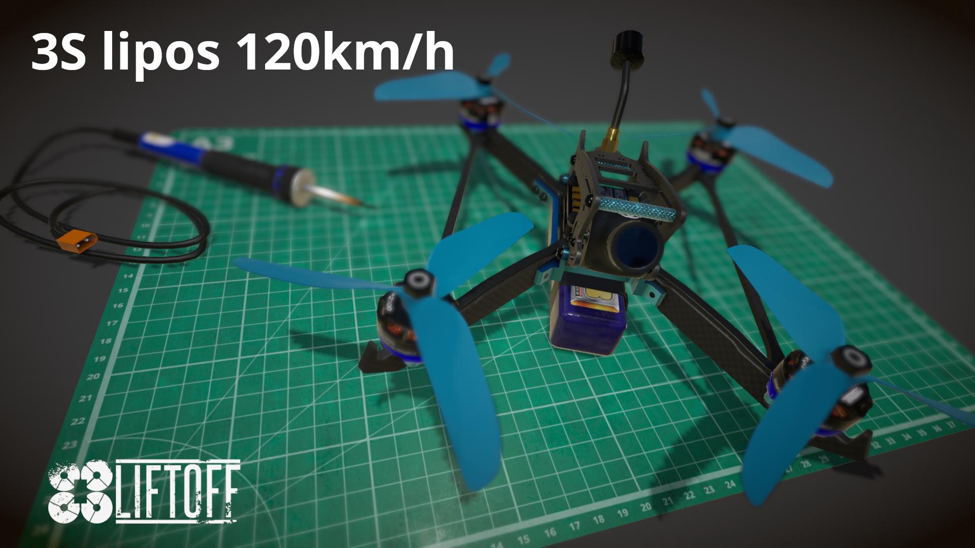 3S lipos 120km/h