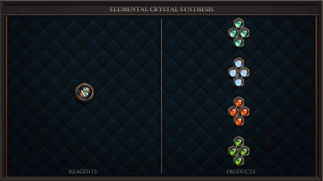 Elemental Crystal Synthesis