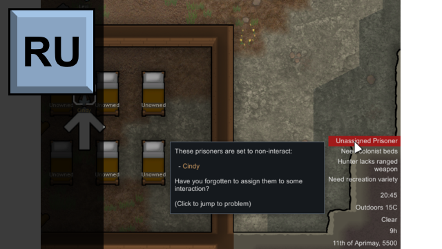 Перевод Prisoners Need Recruiting | Russian Translation mod preview for RimWorld