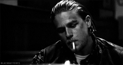jax teller smoking a cigarette jaxteller #sonsofanarchy Jax Teller: An Iconic TV