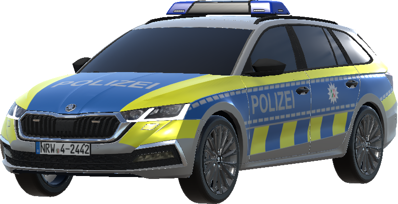 Skoda Octavia NRW Polizei (Sign)