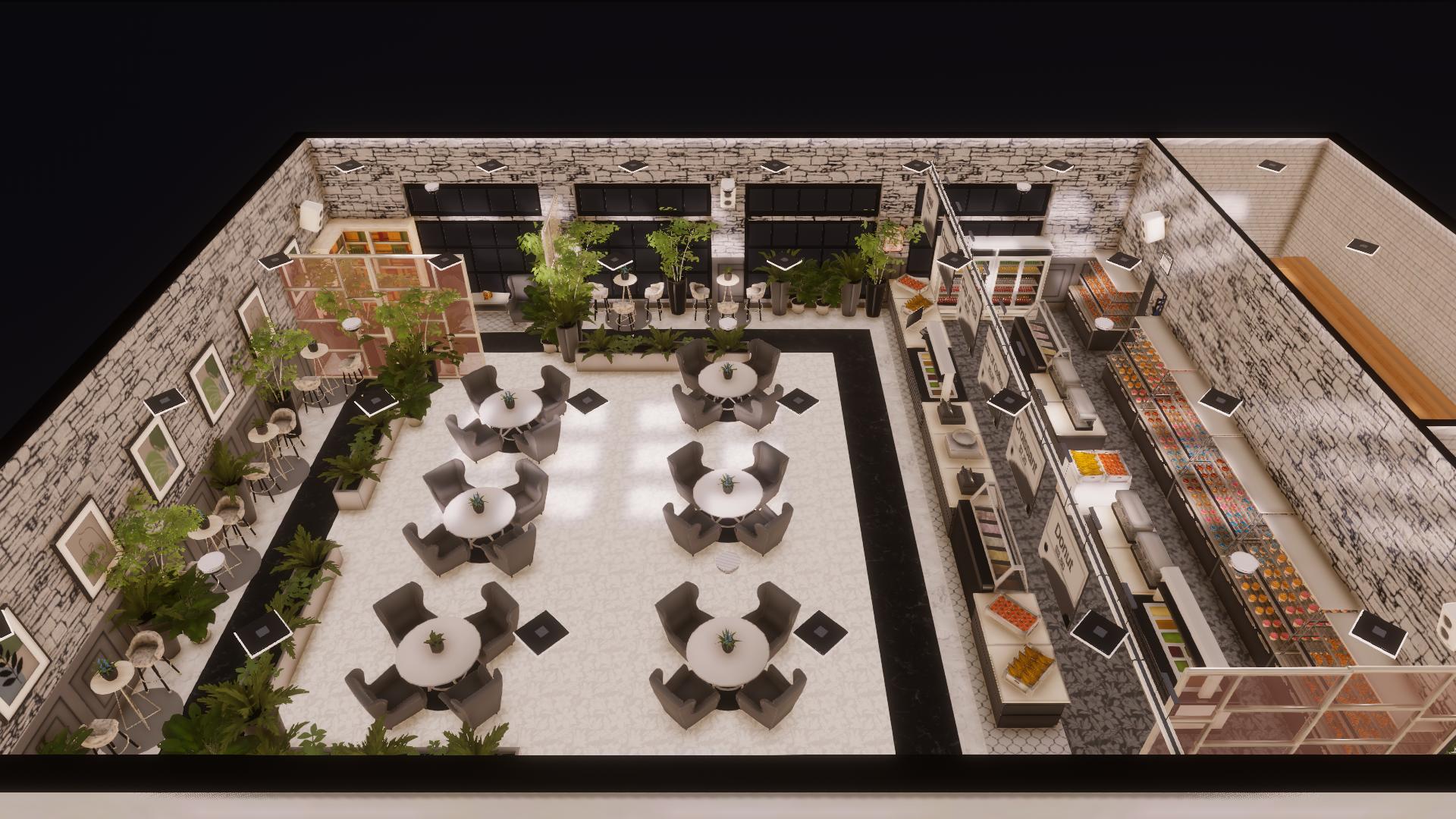[JH] D2 Coffee Shop (MAXED) Monotone