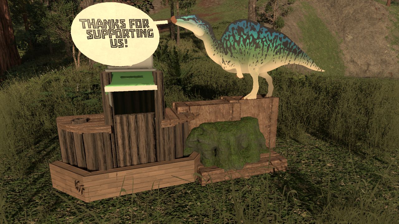 Ouranosaurus "Thank You" Donation Box
