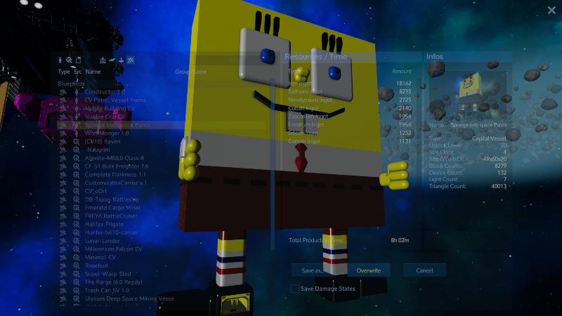 Sponge bob space Pants