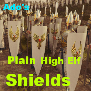 No faction Colour Shields (High Elf Spearmen)