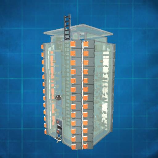 Galactic Glass 4-story Standalone Teleporter Hub v2
