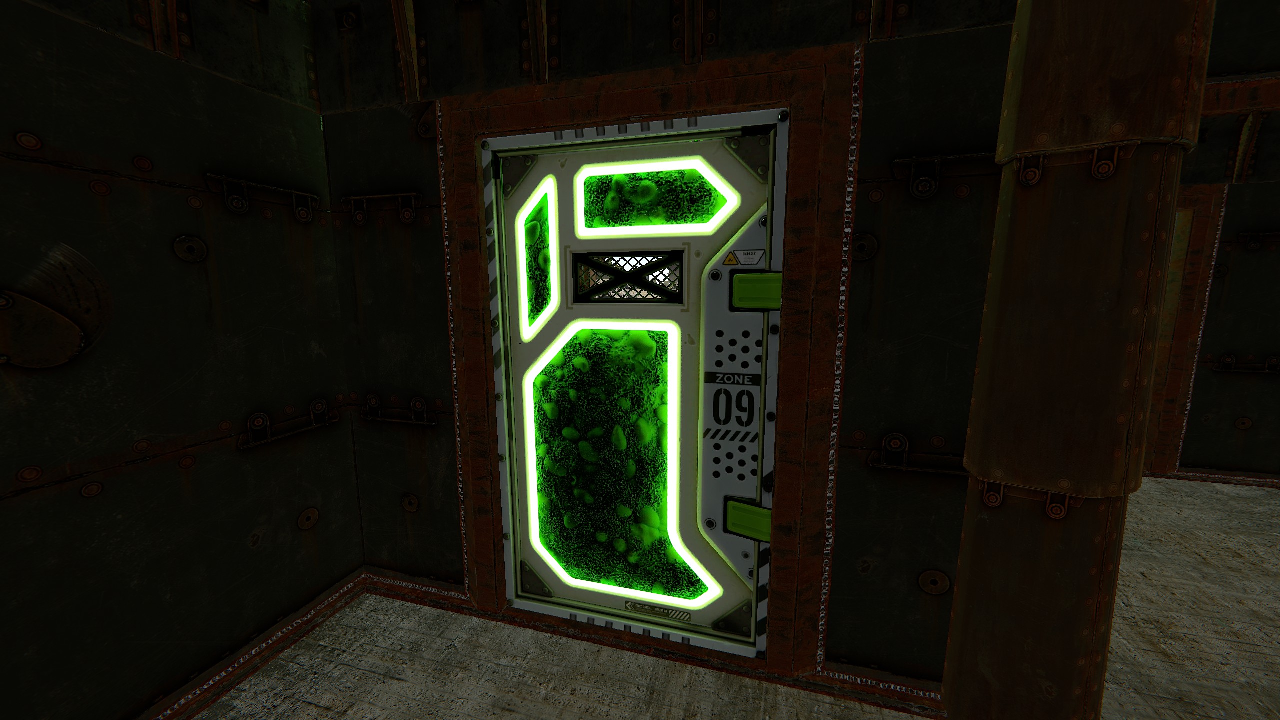 Greening Area Armored Door