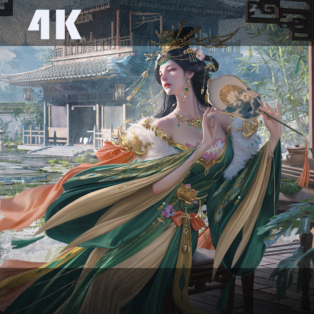 三国杀【兰亭暮雨·朱佩兰】4K preview