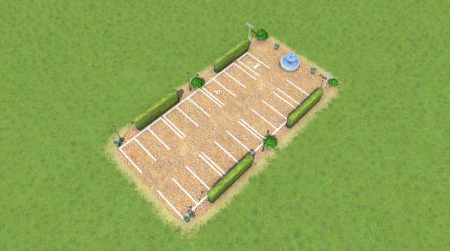 Gravel Parking 2x4