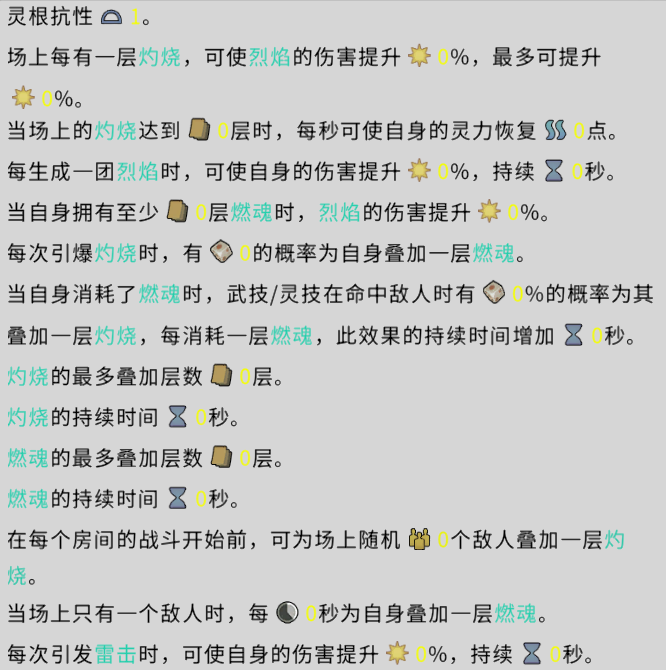 雷火增伤密卷词条共存 preview