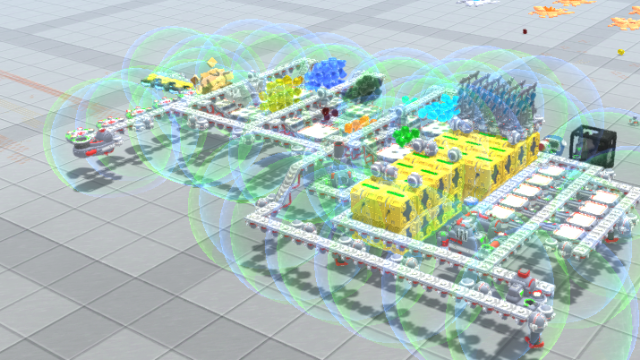 Block construction station
