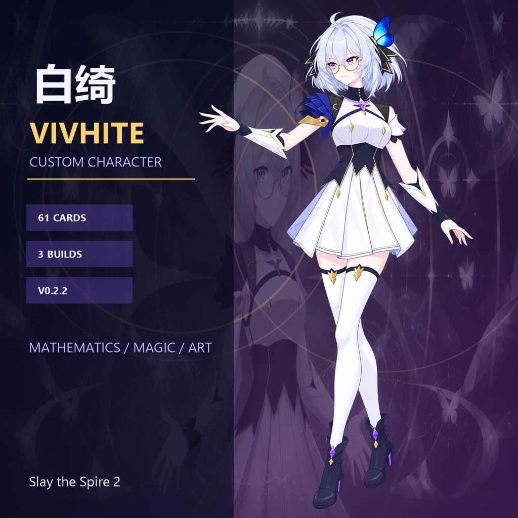 白绮 Vivhite | Custom Character